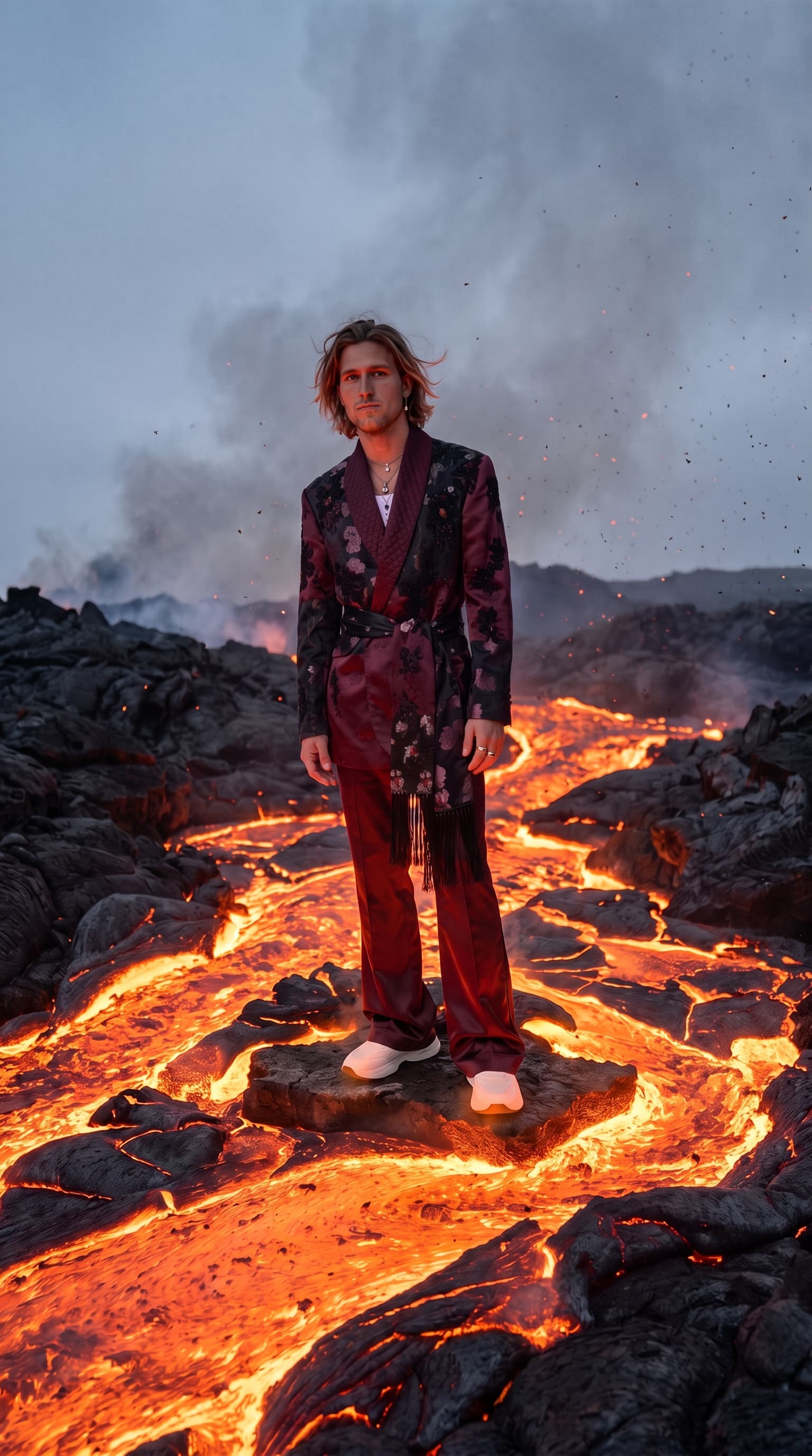 Relight attempt of the lava shot that came back almost identical, made with Nano Banana Pro