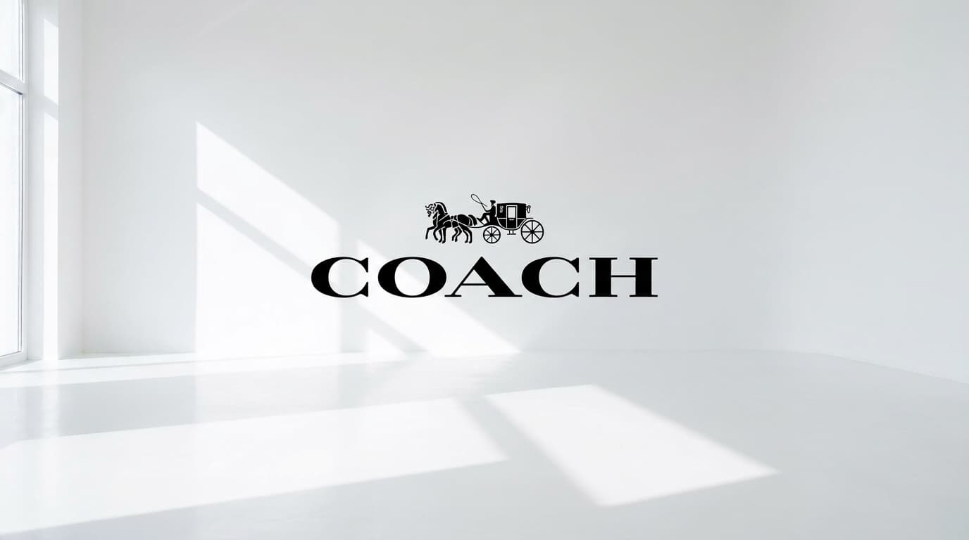 Horse-and-carriage logo in the center of an empty white studio, made with Nano Banana Pro
